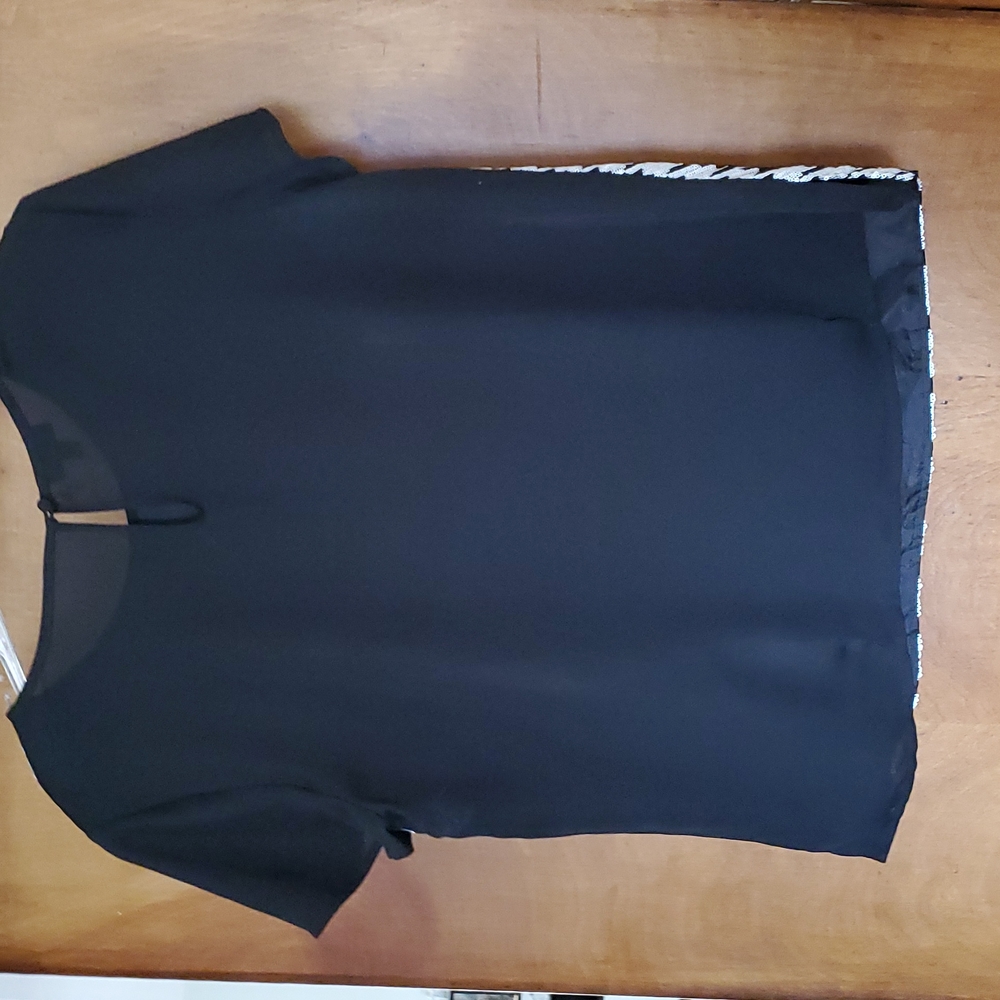 Women's Talbots Top With Sequence And Shear Are B… - image 4